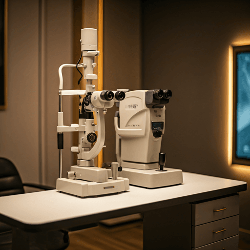 Eye exam room